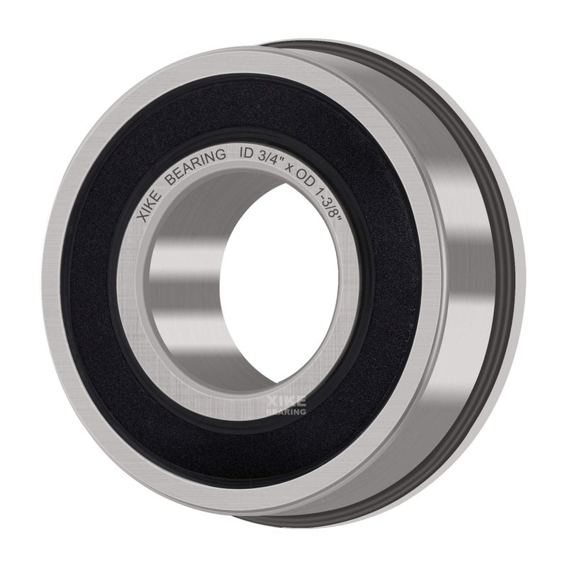 XiKe 4 Pcs Flanged Ball Bearings ID 3/4" x OD 1-3/8", Applicable Lawn Mower, Wheelbarrows, Carts & Hand Trucks Wheel, Replacement for 9040H, 532009040, 532124959, 91334, 491334MA, 5920H, 9040HR,9040N. - Image 5